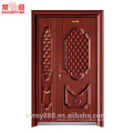 Steel Door Material and Exterior Position Twin Doors